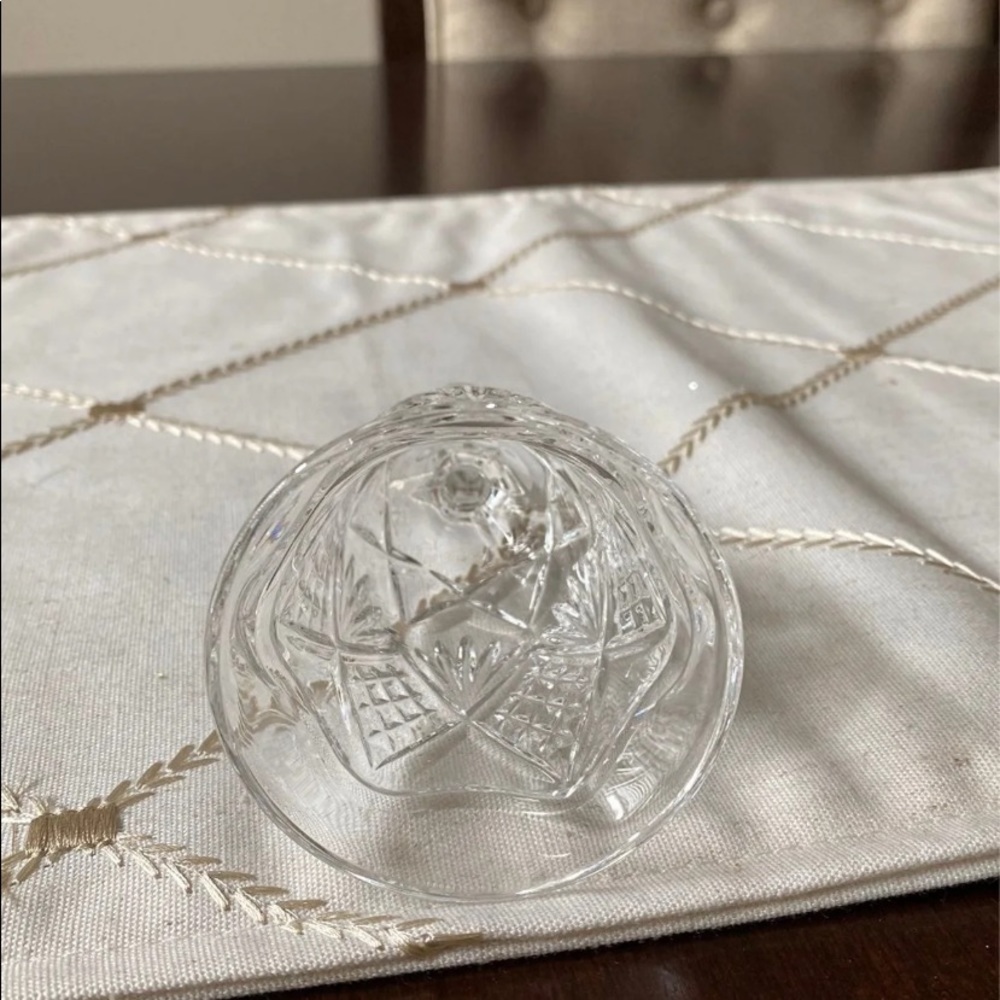 Cut Glass Crystal Bell Figurine - Picture 2 of 3